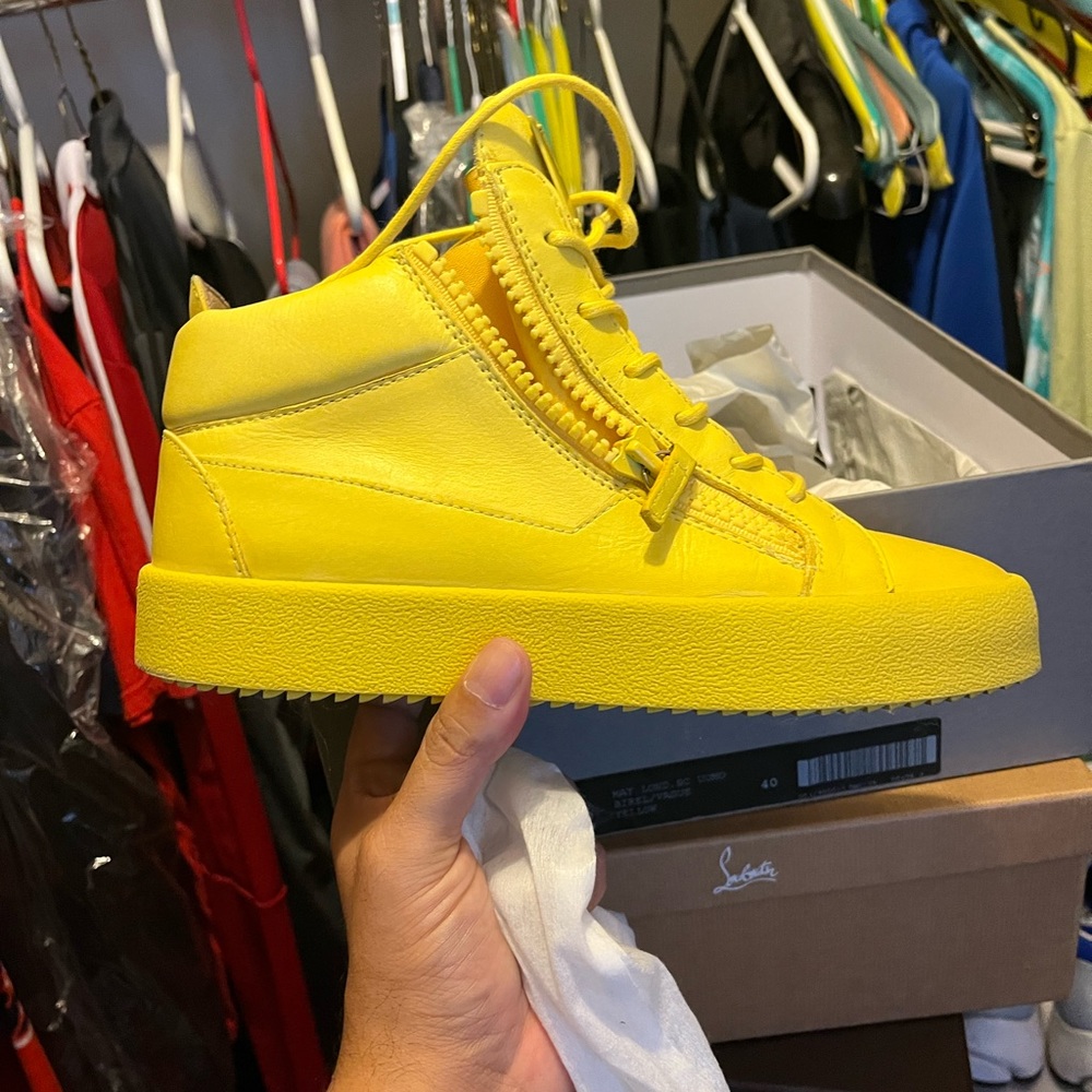 Used Giuseppe sneakers and matching belt